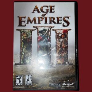 Age Of Empires III 3 PC Video Game CD-ROM Windows XP